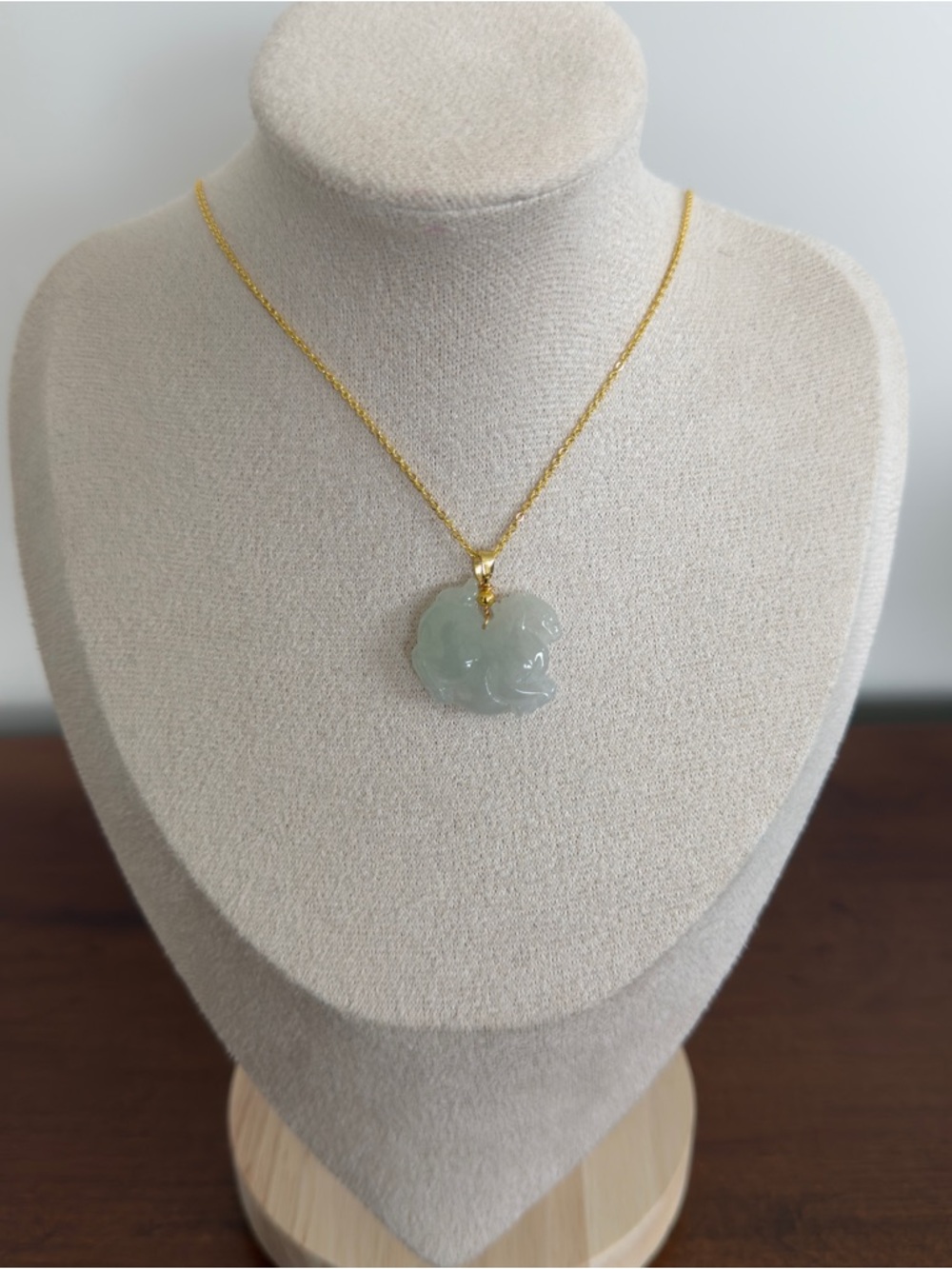 Certified Grade A Burma Jade Horse Pendant Necklace
